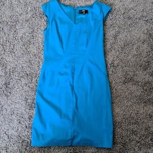 Blue Fitted Dress